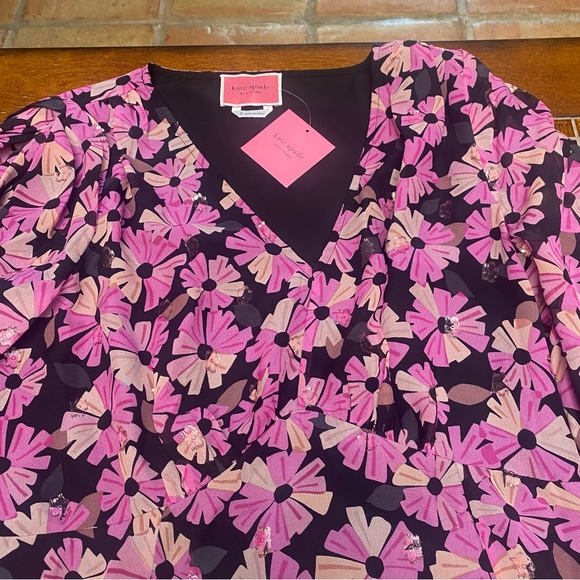 Kate Spade WallFlower Chiffon Dress - Picture 3 of 12